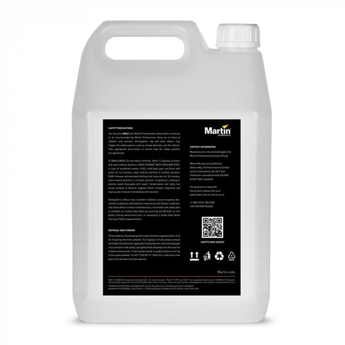 JEM Low-Fog Fluid, Quick Dissipating - 5L - Lichid pentru efecte de fum greu [2]