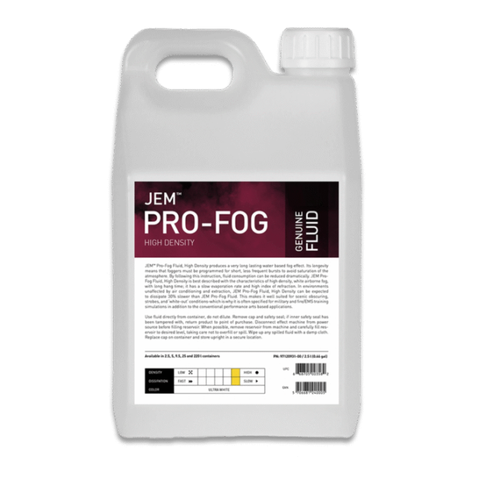 JEM Pro-Fog Fluid - 5L - Lichid pentru efecte de fum [1]
