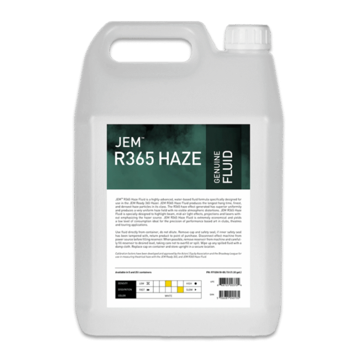 JEM R365 Haze Fluid 5L - Lichid pentru efecte de ceață [1]