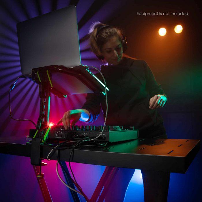 KSX 2 RD - Sativ de clape cu masă de DJ [12]