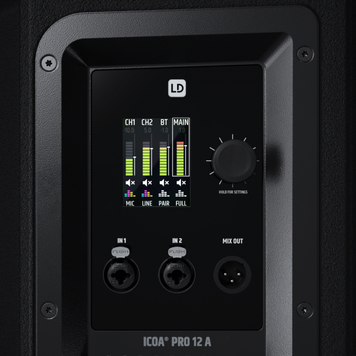 LD Systems ICOA PRO 12 A - Boxă activă cu Bluetooth [4]