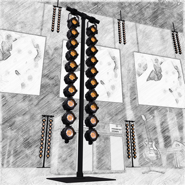 VDO Atomic Dot CLD - Proiector LED cu lumină albă rece [10]