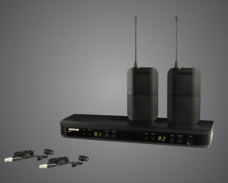 Microfoane - BLX188E/W85-K14 -  Set wireless cu 2 lavaliere (614-638 MHz)