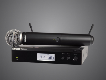 Microfoane - BLX24RE/SM58-K14 -  Sistem wireless Rack-mount (614-638 MHz)