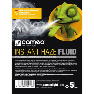 CAMEO INSTANT HAZE FLUID 5L - Lichid de ceață [1]