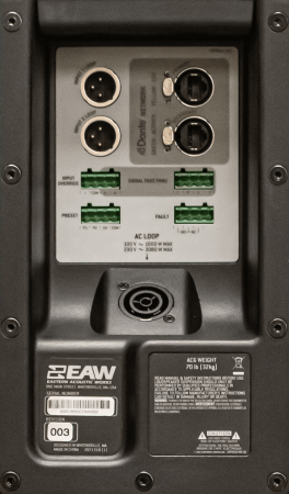 EAW AC6 Coloană adaptivă cu două căi, cu răspuns pe întreaga gamă de frecvențe [7]