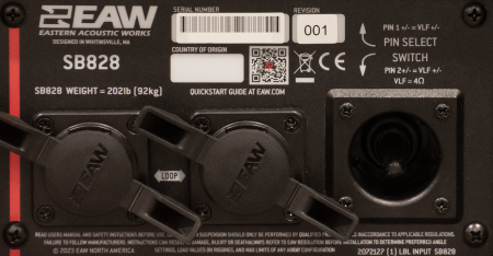EAW SB828: Subwoofer Pasiv Dual 18", 142dB SPL, cu Port Ultra Low Turbulence și 16 Puncte M10, pentru Sisteme KF și Instalații Mari [2]