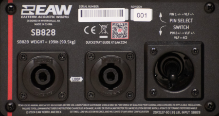 EAW SB828: Subwoofer Pasiv Dual 18", 142dB SPL, cu Port Ultra Low Turbulence și 16 Puncte M10, pentru Sisteme KF și Instalații Mari [3]