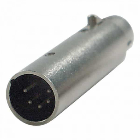 Adaptoare DMX - FLA29 - Adaptor DMX de la XLR 5 pini tata la XLR 3 pini mama