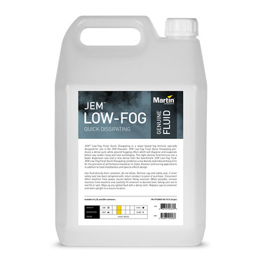 Accesorii pt. Lumini - JEM Low-Fog Fluid, Quick Dissipating - 5L - Lichid pentru efecte de fum greu