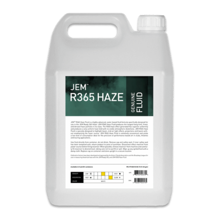 Accesorii pt. Lumini - JEM R365 Haze Fluid 5L - Lichid pentru efecte de ceață