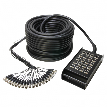 Stage Box Multicore - K 20 C 50 - Cablu Multicore cu Stage Box 16/4 50 m