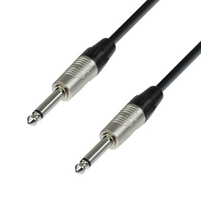 Cabluri Audio cu Conectori - K4 IPP 0300 - Cablu de instrument Jack 6.3mm mono la Jack 6.3mm mono -3m