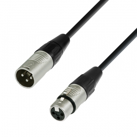 Cabluri Audio cu Conectori - K4 MMF 1500 - Cablu microfon cu conectori XLR mama / XLR tata 3p REAN - 15m
