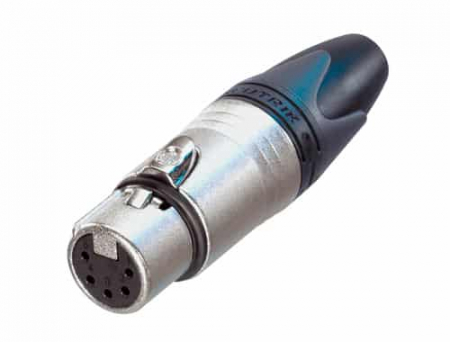 Conectori Lumini - NC5FXX - Conector XLR 5 pini Mamă