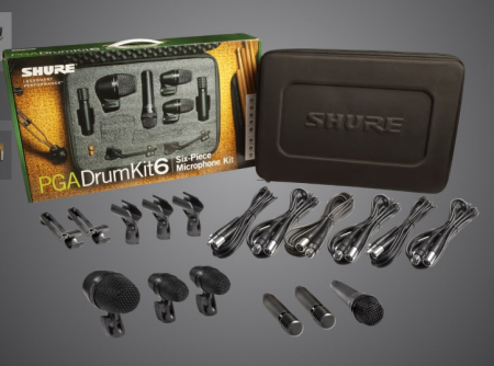 Seturi de microfoane - PGADRUMKIT6 - Kit microfoane pentru tobe