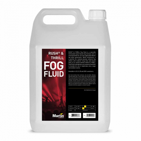 Accesorii pt. Lumini - RUSH & THRILL Fog Fluid 5L - Lichid pentru efecte de fum