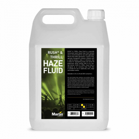 Accesorii pt. Lumini - RUSH & THRILL Haze Fluid 5L - Lichid pentru efecte de ceață