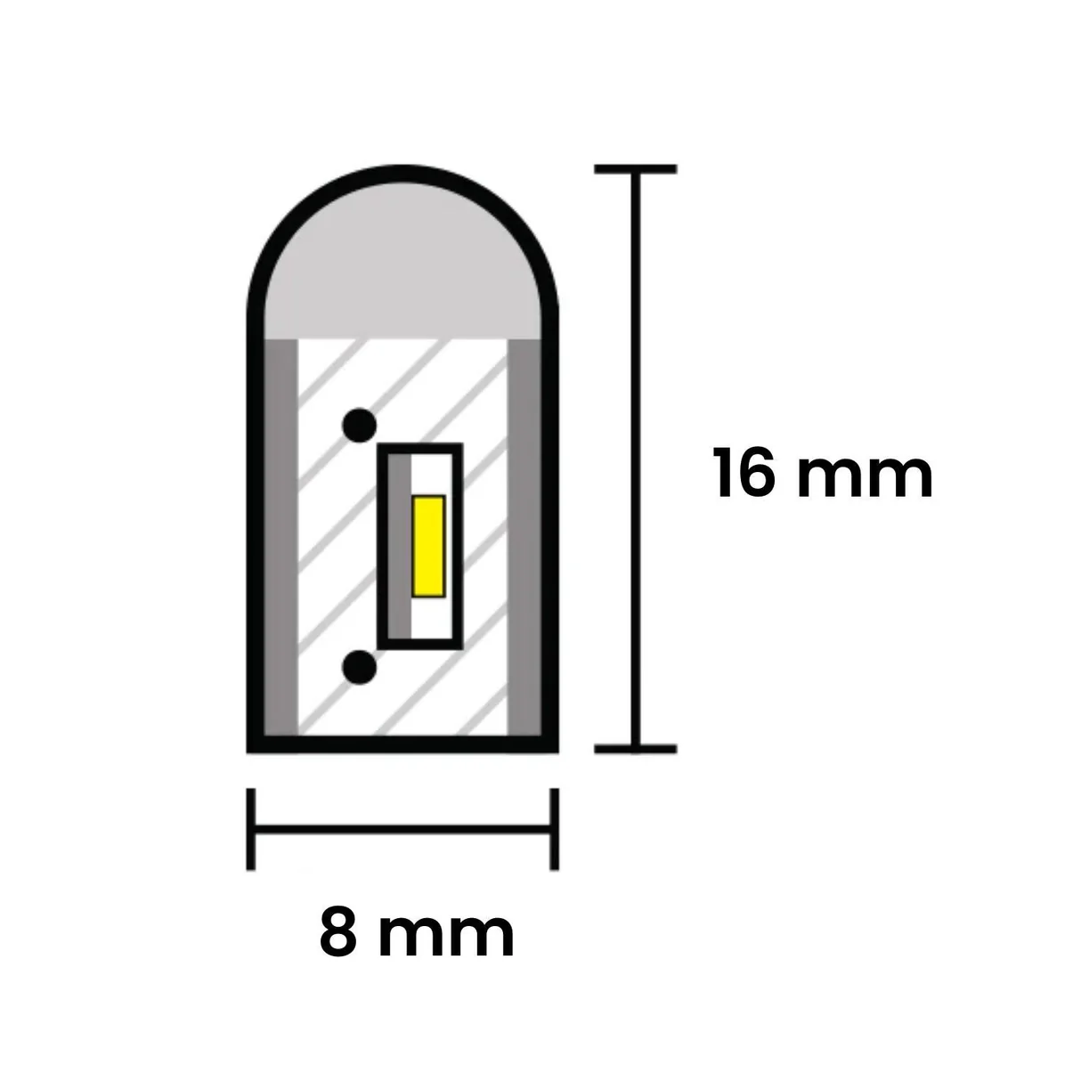 Banda NEON ALB RECE 220V [3]