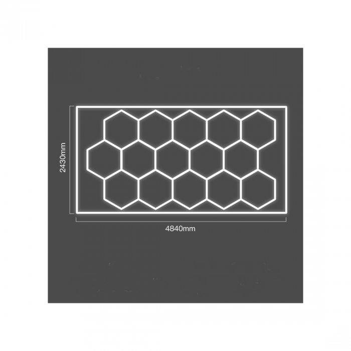 Instalatie LED tip fagure(honeycomb) [3]