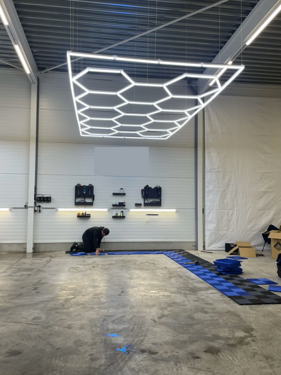 Instalatie LED tip fagure(honeycomb) [2]