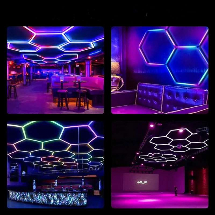 Instalatie LED tip fagure(honeycomb) RGB [2]
