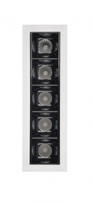 Proiector LED încastrat cu 5 LED-uri OSRAM – 12W, 4000K, unghi fascicul 30° [2]