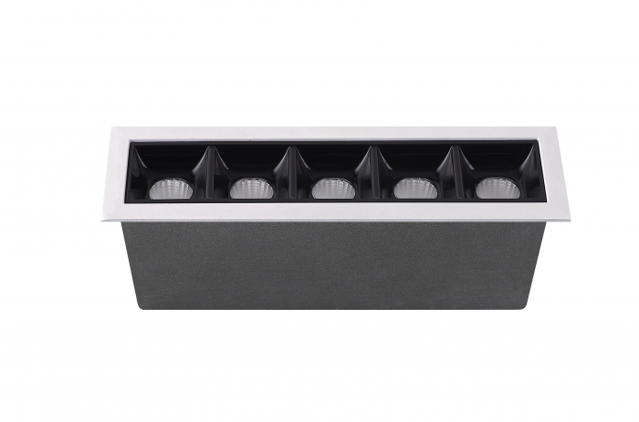 Proiector LED încastrat cu 5 LED-uri OSRAM – 12W, 4000K, unghi fascicul 30° [3]