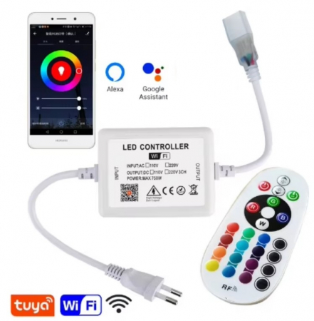 Iluminat industrial LED - Controller RGB 750w WiFi TUYA