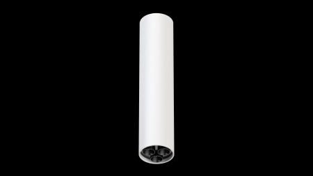 Iluminat industrial LED - Corp de Iluminat Aplicat Cilindric – 8W, 3x OSRAM LED, 4000K, Unghi 38°, Aluminiu