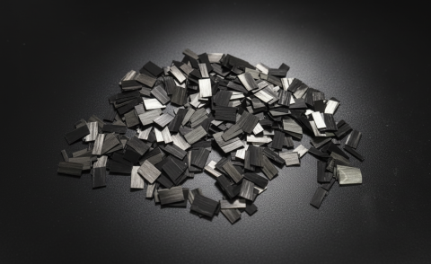 Fibra carbon - Fibra carbon maruntita (chopped) 12mm rectangulara