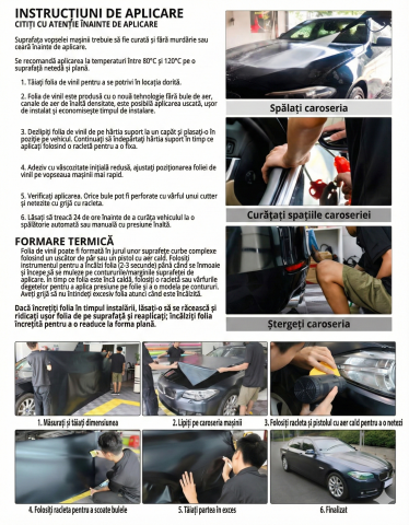 Folie Auto Profesională Carbon 4D(1m liniar) [3]