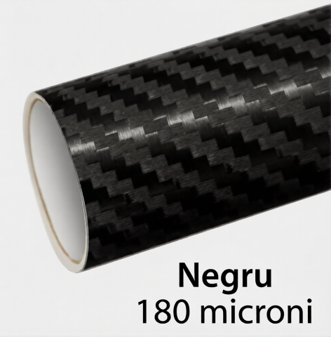 Fibra carbon - Folie Auto Profesională Carbon Super3D(1m liniar)