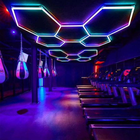 Instalatie LED tip fagure(honeycomb) RGB [2]