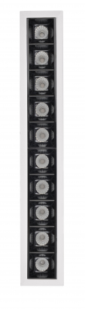 Proiector LED încastrat cu 10 LED-uri OSRAM – 20W, 4000K, unghi fascicul 30° [2]