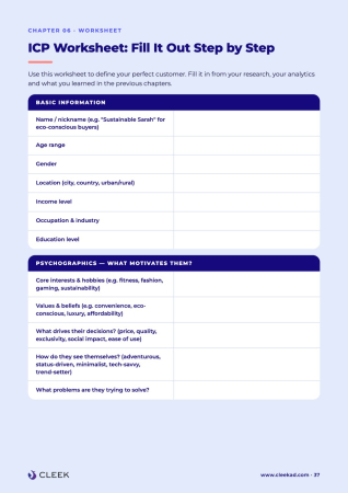 The Ideal Customer Profile [3]