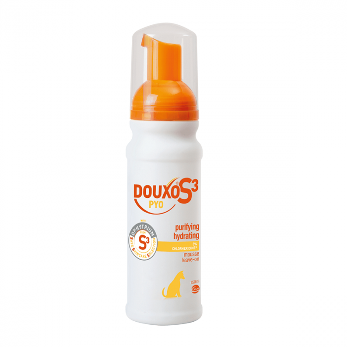 Douxo S3 Pyo - Spumă Antiseptic pentru câini și pisici [1]