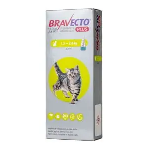 Farmacie - Bravecto Plus pentru Pisici (1.2-2.8 kg) - 112.5 mg