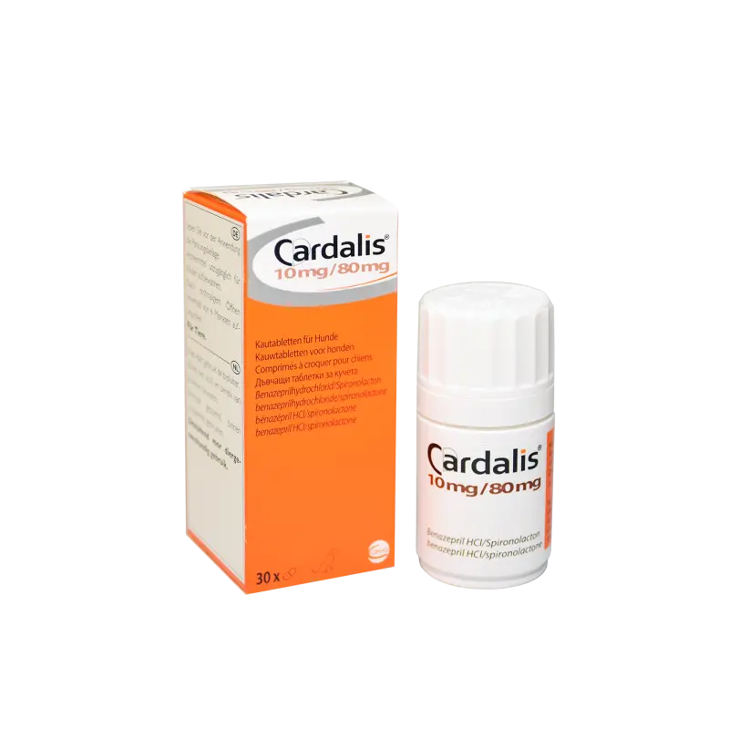 Afecțiuni cardio-circulatorii - Cardalis Tratament Cardiac pentru Câini - 10 mg/80 mg