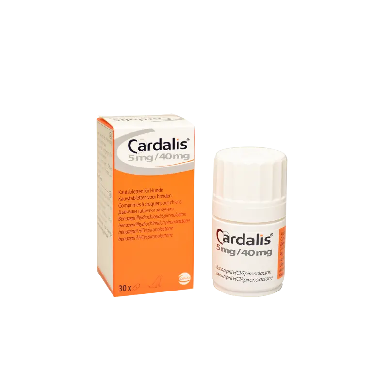 Afecțiuni cardio-circulatorii - Cardalis Tratament Cardiac pentru Câini - 5 mg/40 mg