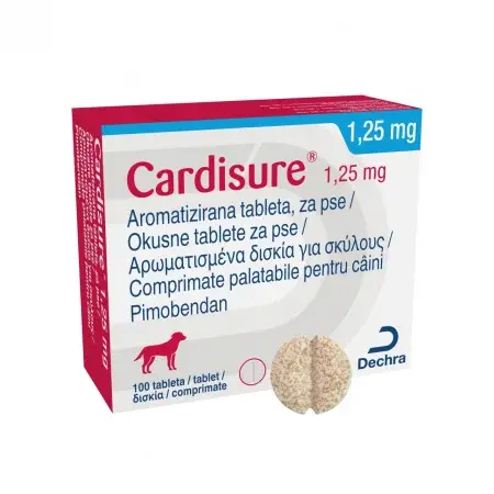 Afecțiuni cardio-circulatorii - Cardisure 1.25 mg - Tratament Cardiac pentru Câini