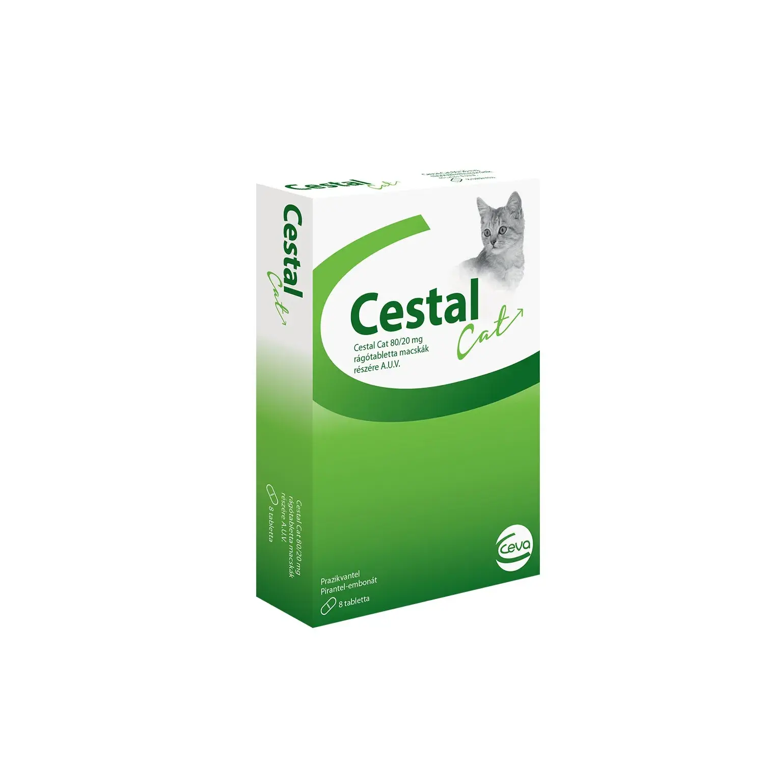 Antiparazitare interne - Cestal Flavour Antiparazitar pentru Pisici - 80/20 mg