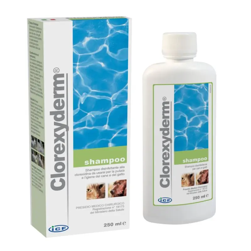Șampoane și balsamuri - Clorexyderm 4% Șampon Antiseptic  pentru Câini și Pisici