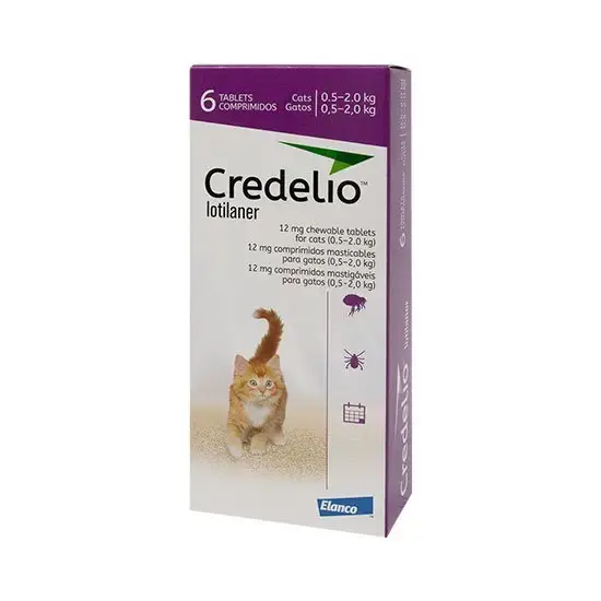 Antiparazitare interne - Credelio Antiparazitar pentru Pisici (sub 2 kg) - 12 mg