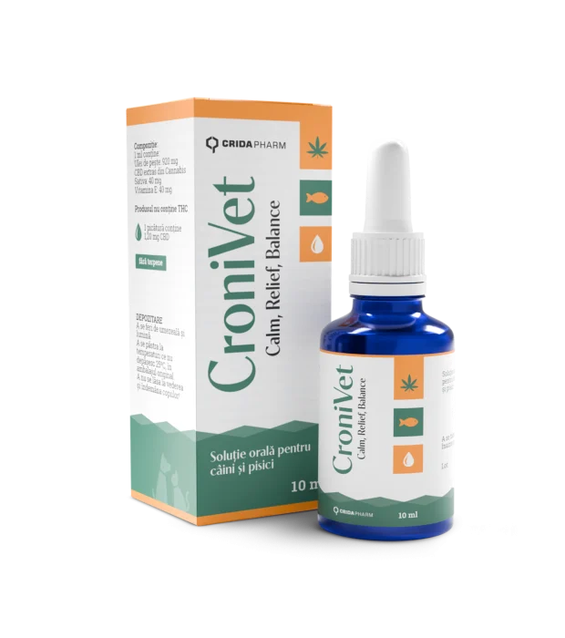 Soluții calmare și relaxare - CroniVet Calm Balance – Supliment Calm pentru Câini și Pisici