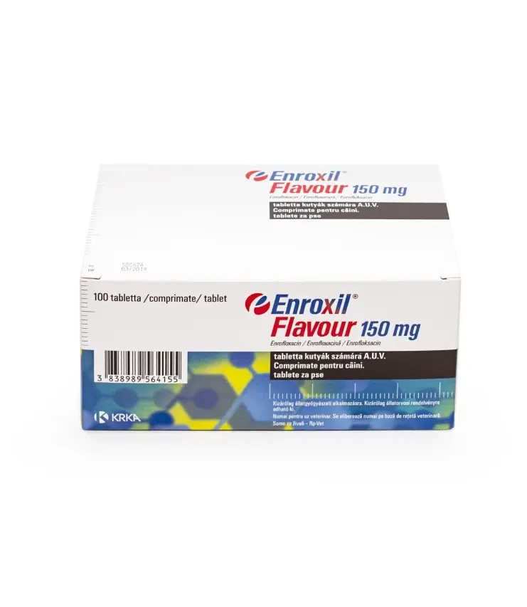 Antibiotice - Enroxil Flavour 150 mg - Antibiotic pentru Câini și Pisici