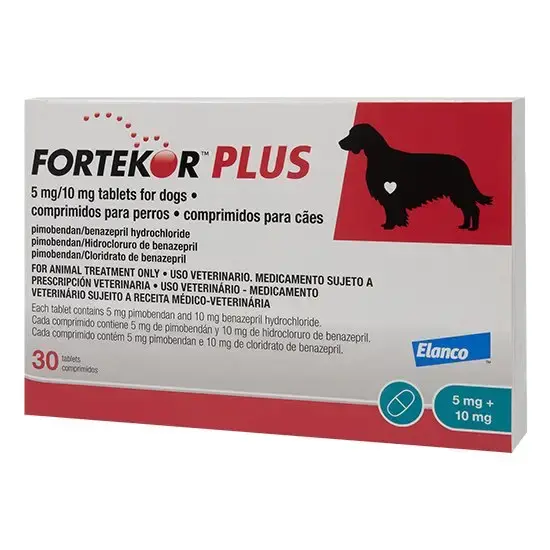 Afecțiuni cardio-circulatorii - Fortekor Plus 5 / 10 mg - Tratament Cardiologic pentru Câini Talie Medie