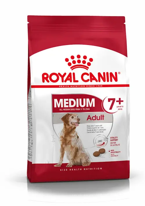 Hrană uscată - Hrană Uscată Medium Adult 7+ pentru Câini