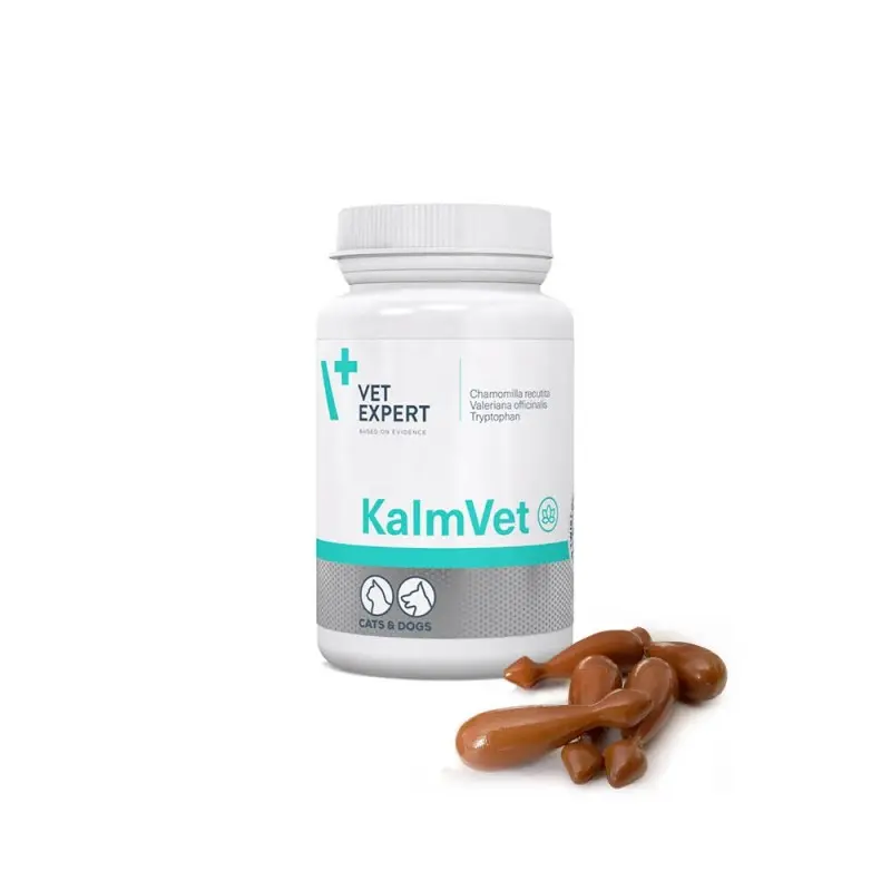 Soluții calmare și relaxare - KalmVet 300 mg - Supliment Nutritiv pentru Câini și Pisici