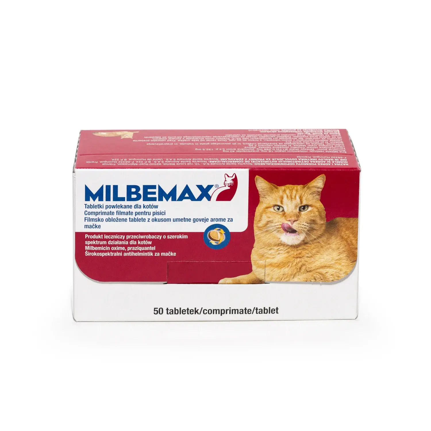 Antiparazitare interne - Milbemax Antiparazitar pentru Pisici (2-8 kg) - 16/40 mg